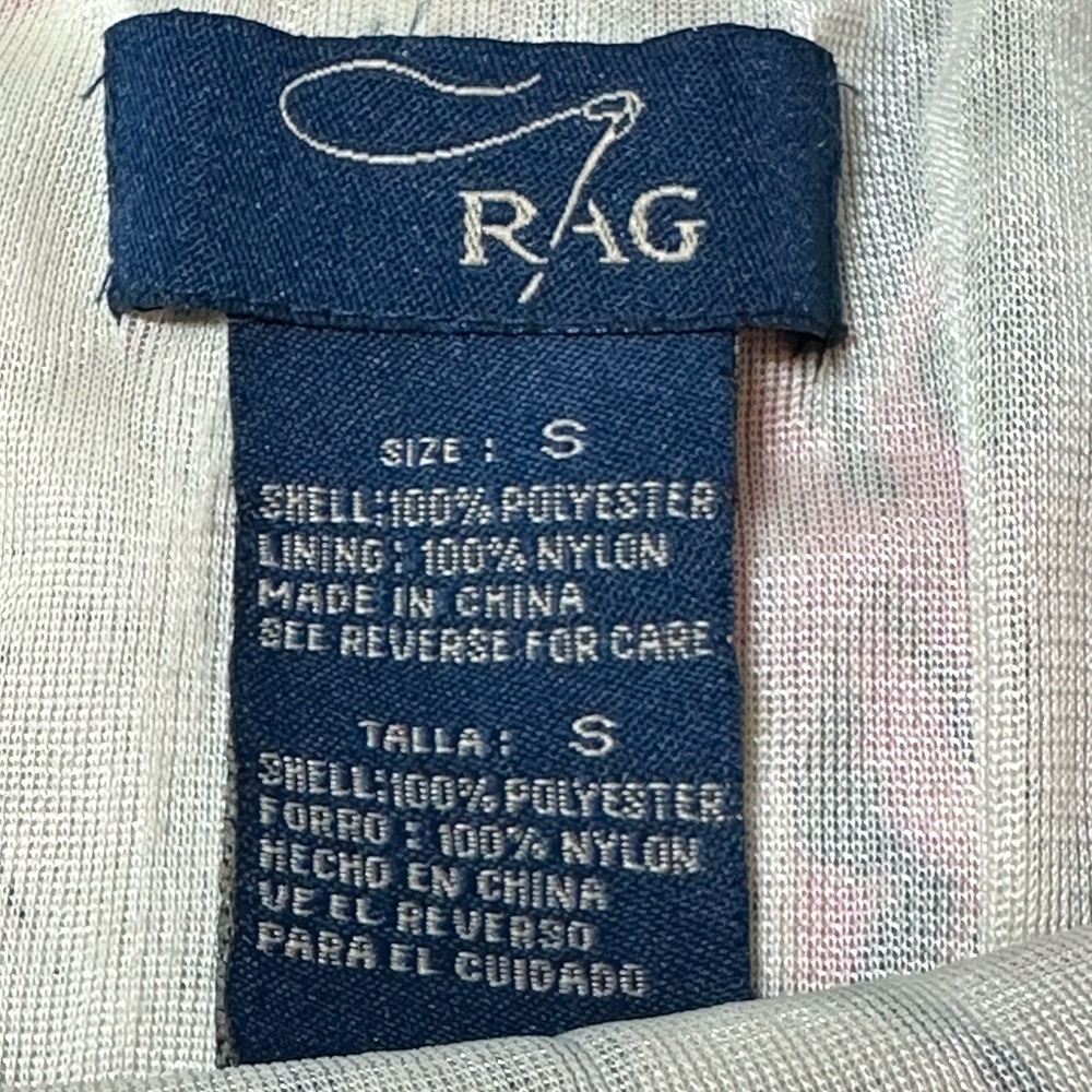 Vtg Y2k 2000s Bias Cut Abstract Midi Skirt Sz S/M… - image 5